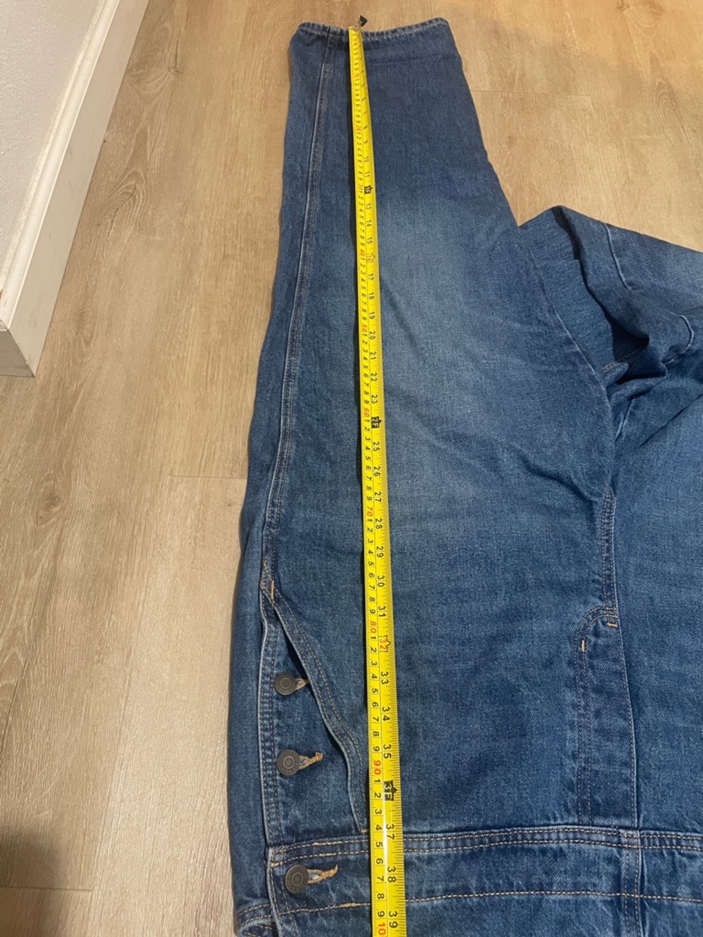 Old Navy Women’s Denim Overalls - Medium Blue 16 - Picture 7 of 8